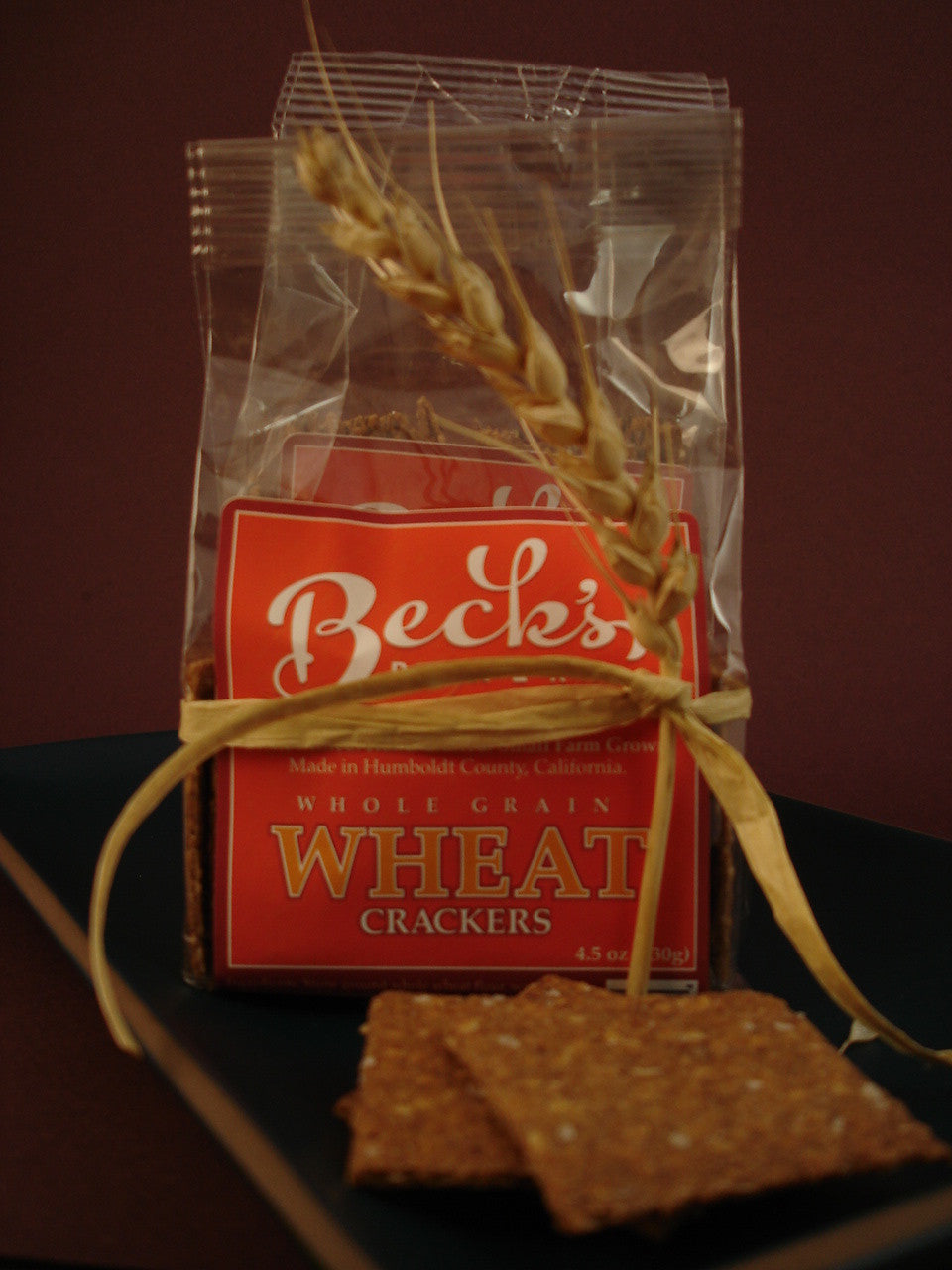 100% Whole Wheat Crackers - Stone Ground