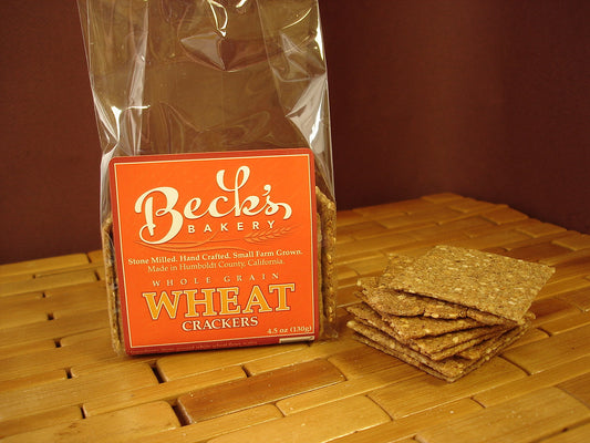 100% Whole Wheat Crackers - Stone Ground